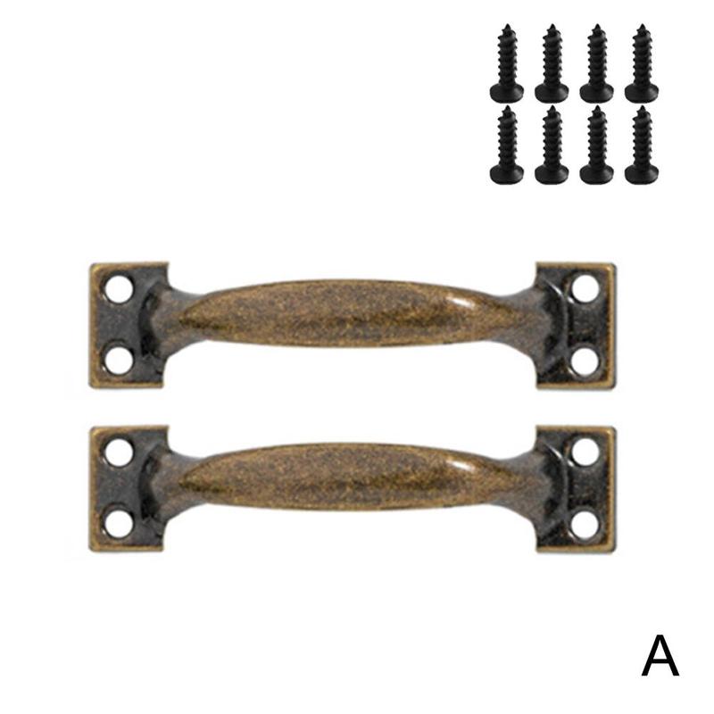 Hardware Iron Art Pull Garage Gate Door Handle Black Cast Iron Furniture Hardware Home Shed Garage For Sliding Barn Door Pu U9p5: A
