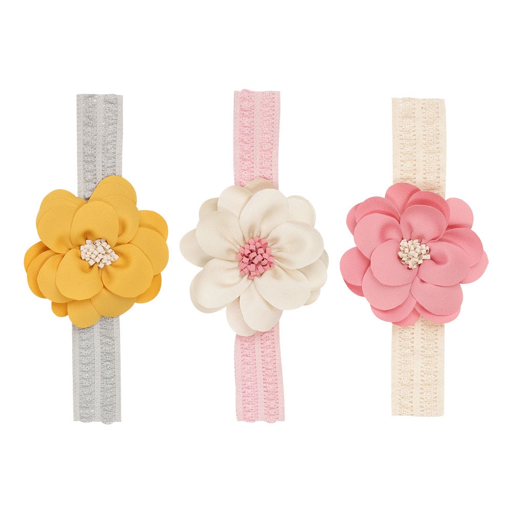 1 Pieces Baby Girl headbands Infant Hair Accessories Newborn Tiara Headwrap Toddlers Bandage Ribbon Flower Headwear