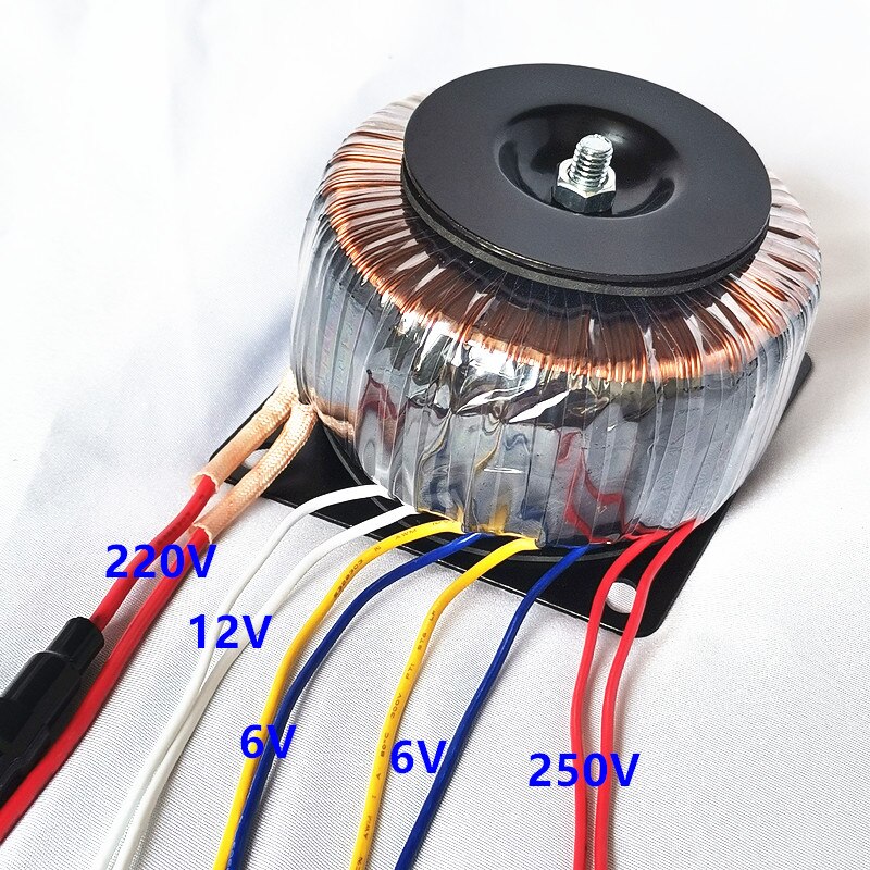 Trasformatore toroidale pre-amplificatore valvolare 12V 6V 6V 250V