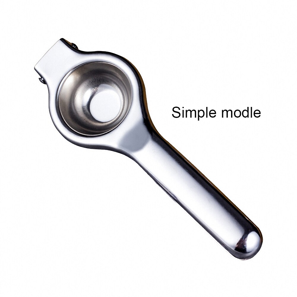 Household Manual Fruit Lemon Juicer Citrus Orange Hand Squeezer Press Machine Stainless Steel Multifunction Kitchen Tools: Simple Type