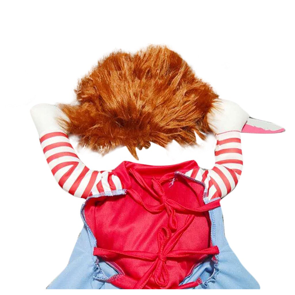 Pet Dog Funny Clothes Dogs Cosplay Costume Halloween Christmas Comical Outfits With Wig Set Pet Cat Dog Festival Party Clothing