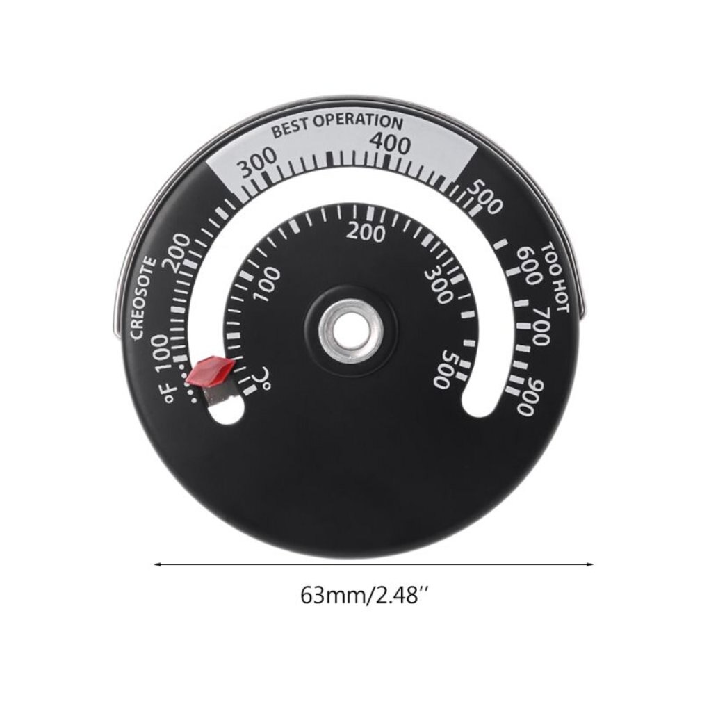 Magnetische Herde Rauch Rohr Thermometer Herde Brennen Anzeige Heizung Temperatur Messgerät Woodburner Herde Rohr Fan Thermometer