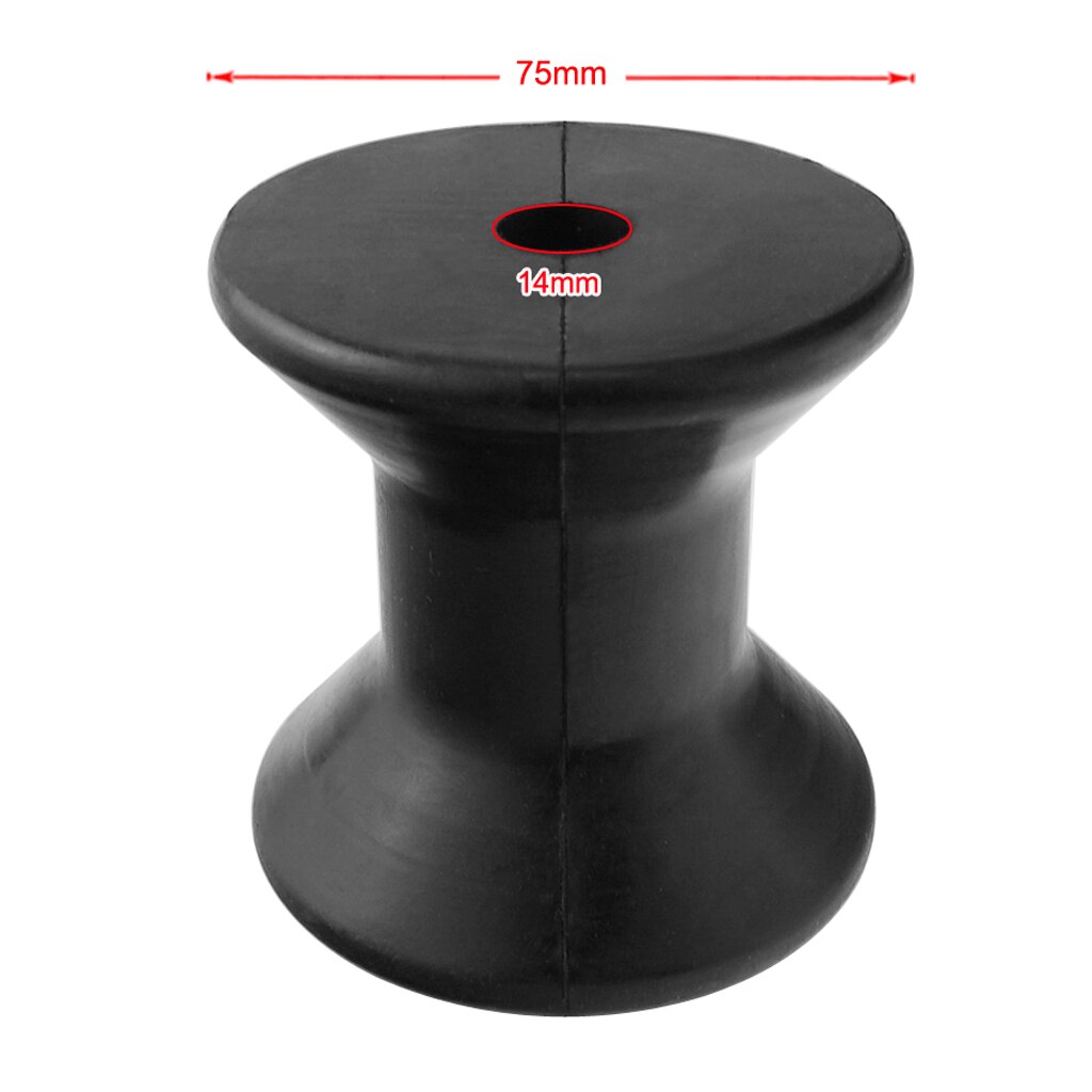 Bow Roller Assembly Black- Replacement Parts Accessories for Boat Yacht Trailer