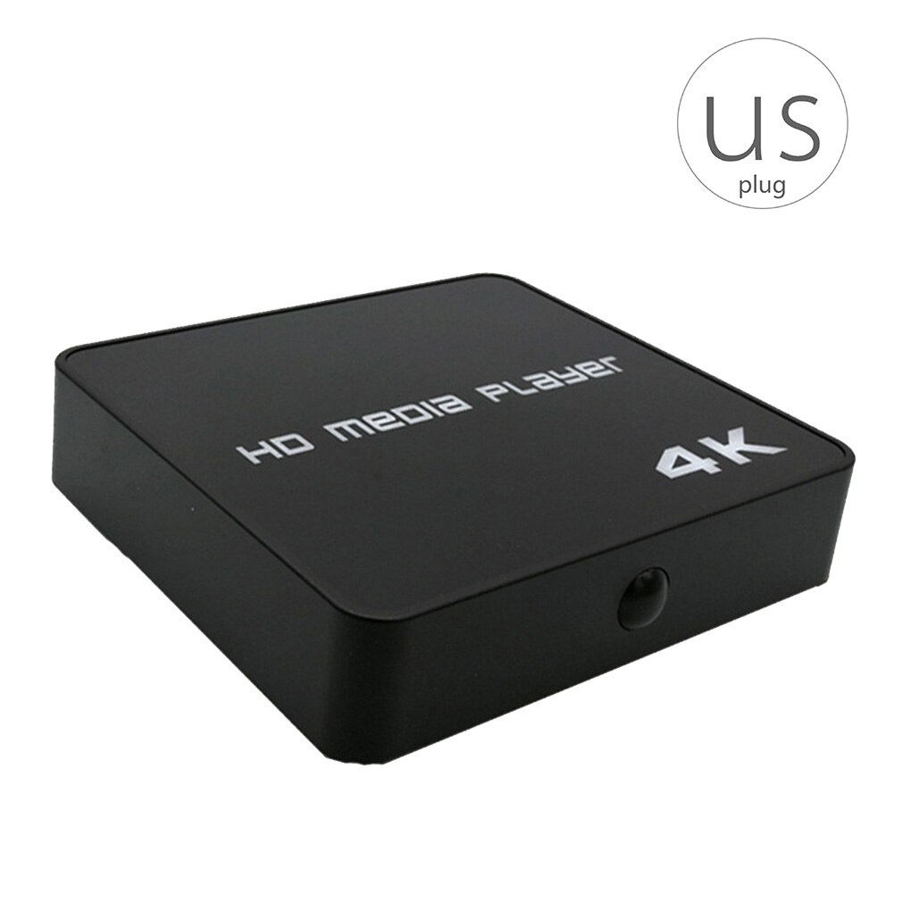 4K HD Media Player 1080P USB Video Multimedia Digital Signage Adverting Player Box Auto Play Mediaplayer EU/US/UK/AU Plug: US Plug