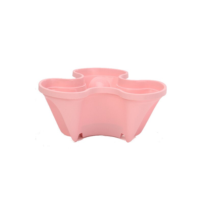 Flower Pot Stackable Planter Garden Strawberry Herb Flower Vegetable Pots Vertical Succulents Plant Pot Bonsai Pot Home Decor: Pink