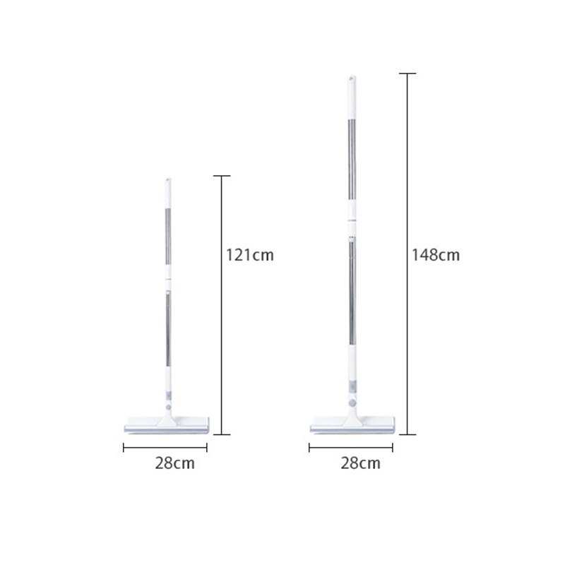 Glass Cleaning Tool with Extension Pole Adjustable Long Handle Window Cleaner with Flexible Head Detachable Window Washing Tool