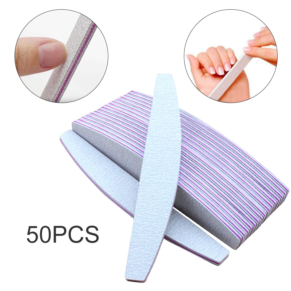 25/50pcs Nail File Buffer 100/180 lime a ongle Trimmer Buffer Block Nail Art Sanding Files Buffing Manicure Tools Nail Files