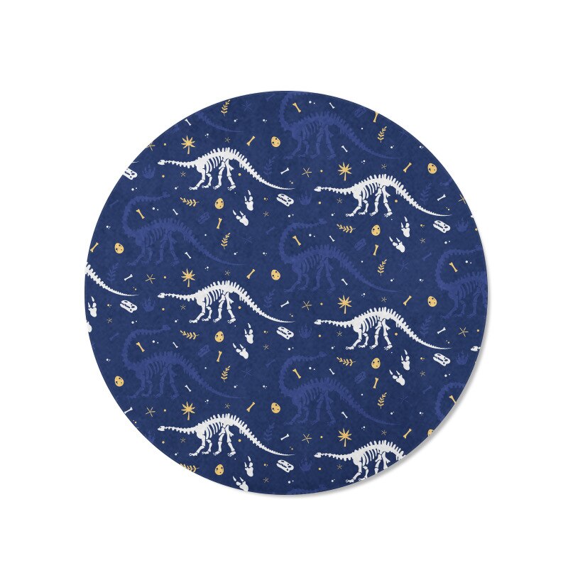 Diy Geometrische Modellering Muismat Ronde Antislip Waterdichte Computer Bureau Mat Laptop Muismat: 4