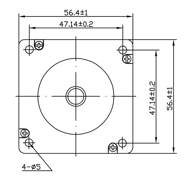 Nema23 two-phase 4/8 wire stepper motor 112mm high torque 3Nm1.8°4.2A single and double shaft 8mm24v high performance motor