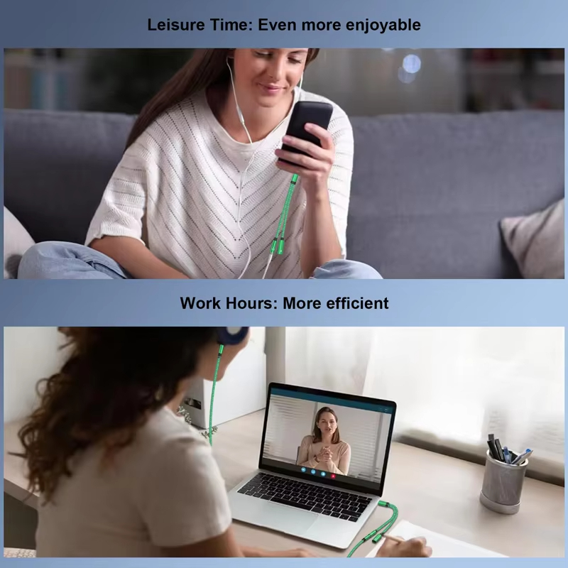 Adapter kabla AUX do iPhone'a L do typu C do iPhone'a apple 12 13 14 11 Pro XS Max XR 7 8 Złącze słuchawkowe Akcesoria audio