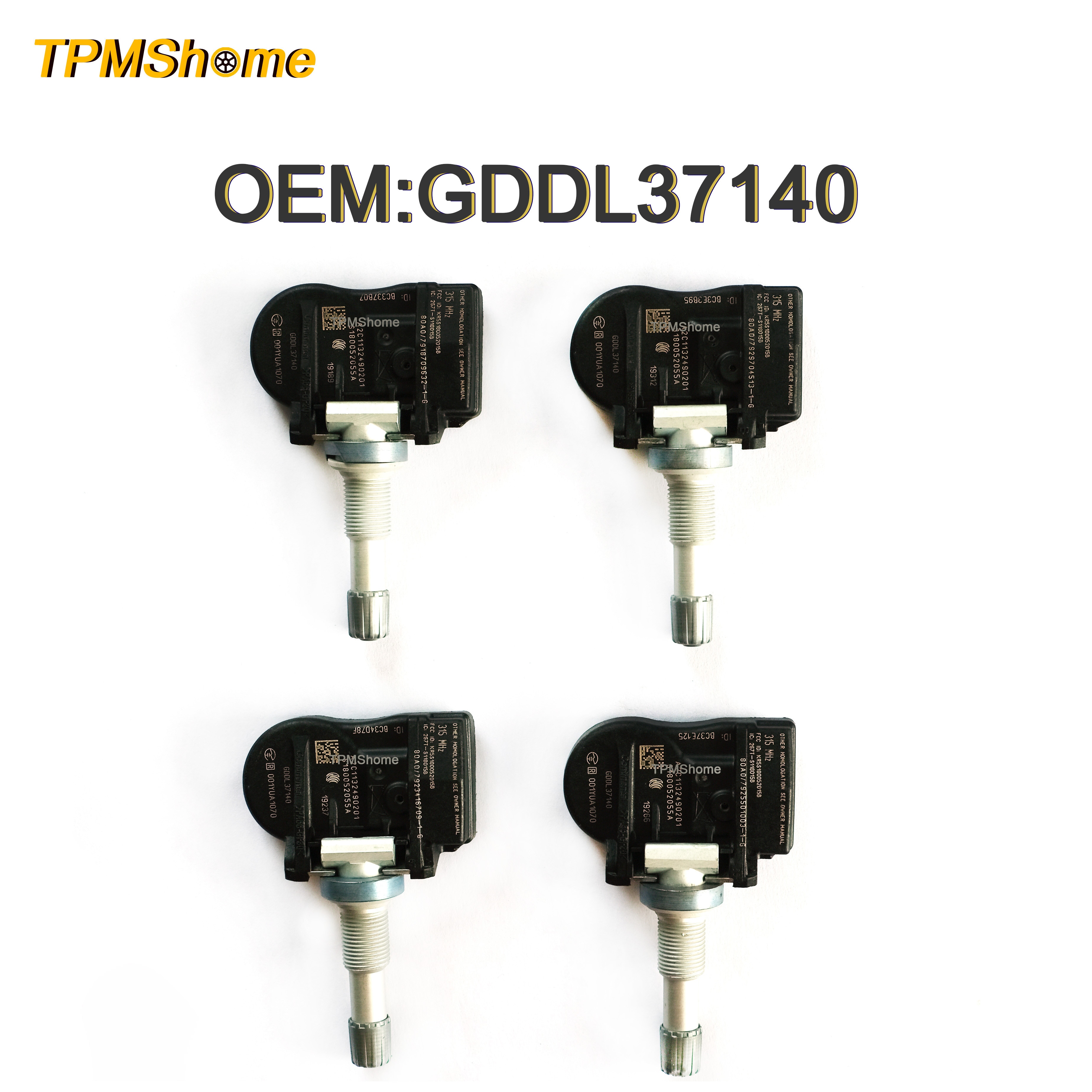 GDDL37140 TPMS Sensor 315MHz Tire Air Pressure Monitoring System GDDL-37-140 for CX-3 Grand Touring Sport Touring Car Tyre