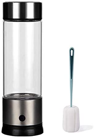 Hydrogen Water Bottle Portable Hydrogen Water Maker Hydrogen Rich Water Ionizer Bottle, SPE PEM Technology USB Rechargeable SH7