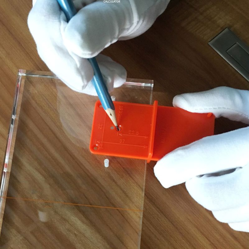 35mm 40mm Hinge Hole Drilling Guide Locator Hole Opener template Door Cabinets DIY Tool For Woodworking tool