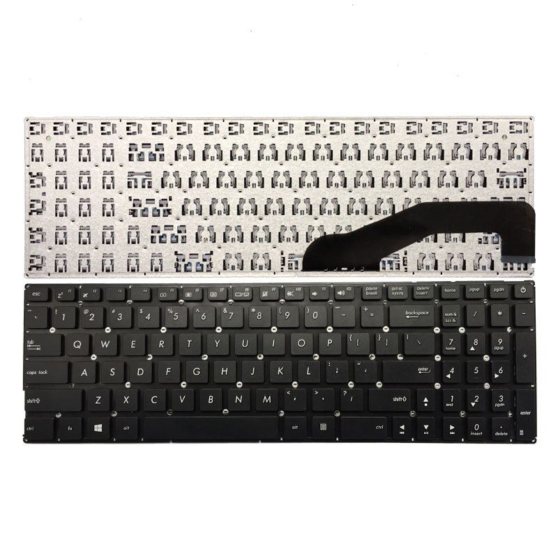 Nos teclado del ordenador portátil para ASUS X540 X540L X540LA X544 X540CA A540L K540L A540 K540 A540U inglés negro