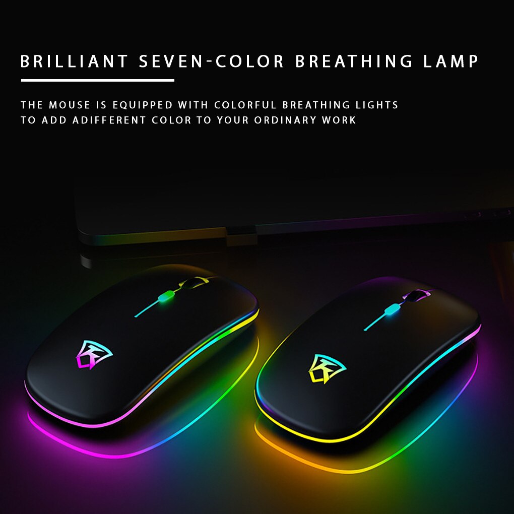 Mouse Wireless Silent LED Backlit Mice USB Optical Ergonomic Gaming Mouse PC 1600DPI 2.4GHz Computer Mouse For Laptop PC