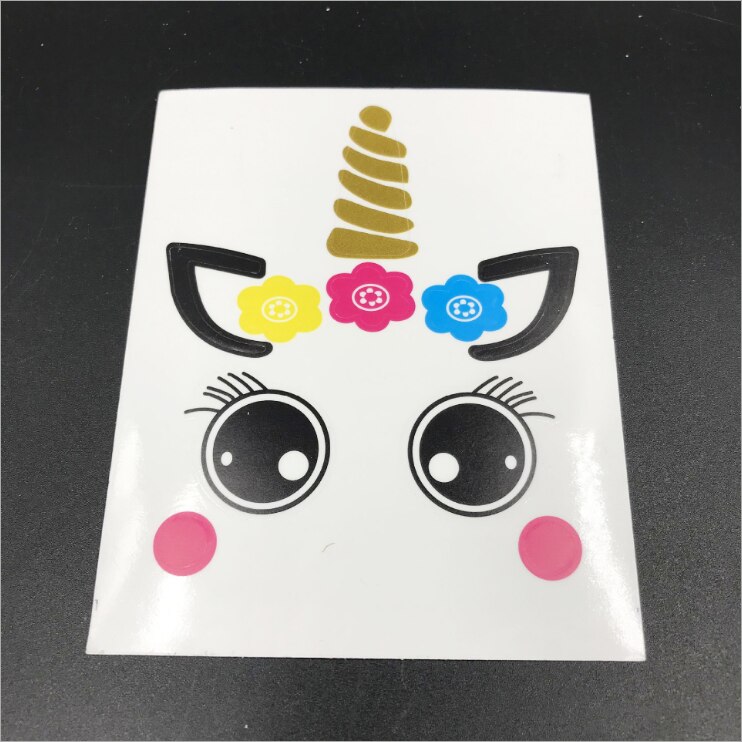 10*12cm DIY Happy Birthday Balloon Sticker Wave Ball Sticker I Love You Star Heart Crown Letter Balloons Stickers TM418