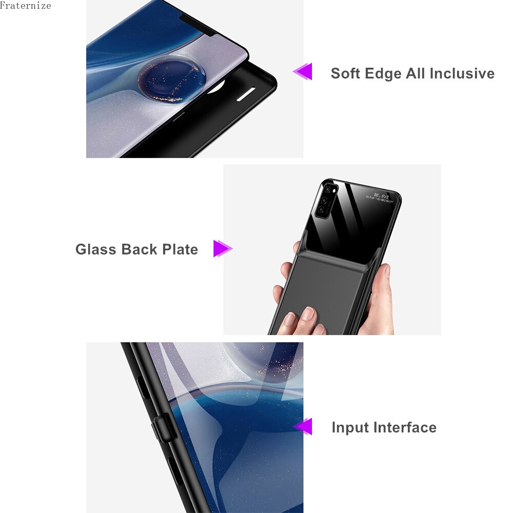 6000mAh stoßfest externe Batterie Ladegerät Fall für Oneplus 7 7T Pro Smart Power Bank Lade Abdeckung für Oneplus 8 Pro 8T Capa