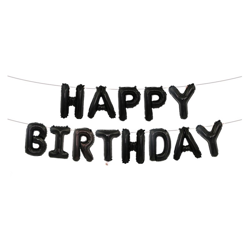 16 Inch Happy Birthday Letter Balloons Birthday Party Decorations Kids Foil Balloon Helium Globos Birthday Decoration: 10