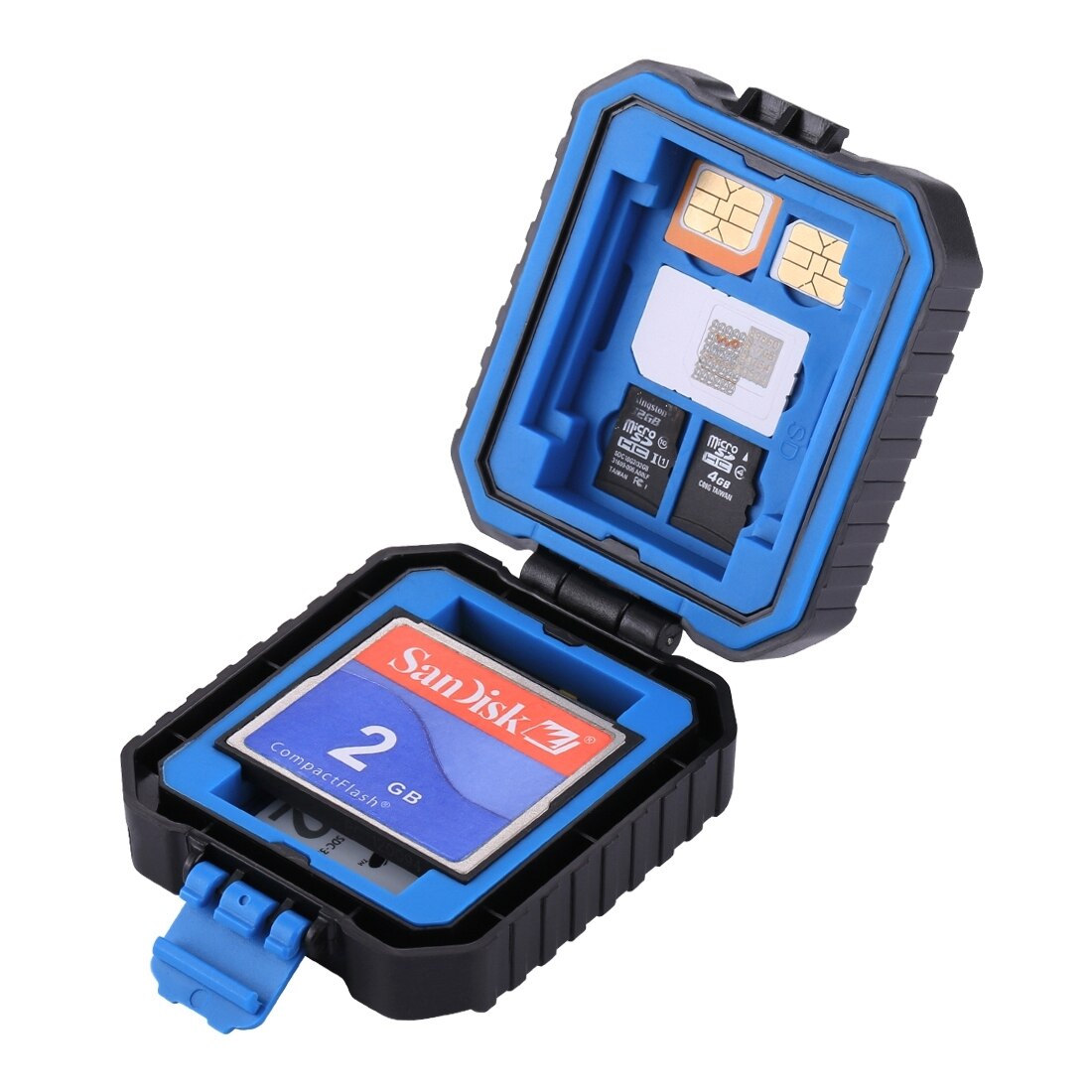 Puluz 11 In 1 Memory Card Case Box Voor 3SIM + 2XQD + 2CF + 2TF + 2SD Card Opslag case
