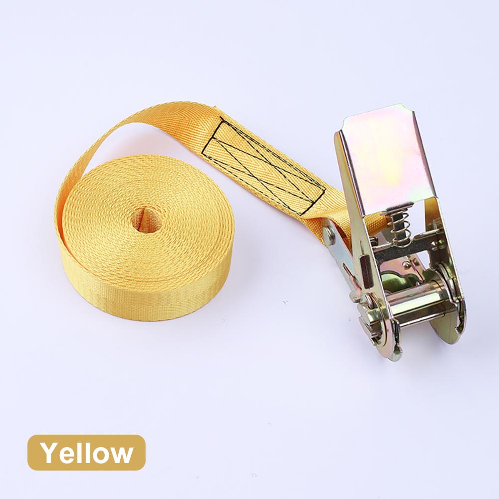 3 måler spenne båndbelte lastestropper til motorsykkel med metall spenne slepetau sterk skrallebelte til bagasje bag