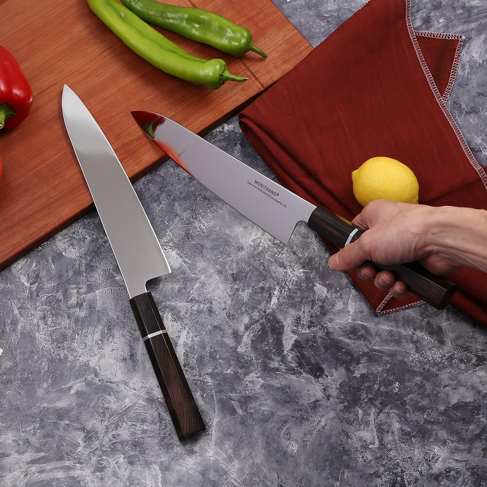 Kitchen Knife 9 inch Japanese Chef Knives VG10 Blade High Carbon Steel Vegetable Meat Fishing Super Knife for Home