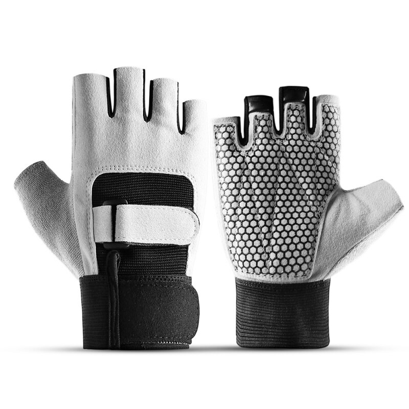 Half Finger Weight Lifting Gloves Gym Gloves Heavyweight Sports Exercise Body Building Training Fitness Sport Gloves: H / L