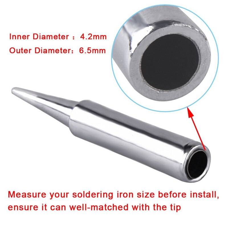 11 Stuks Soldeerbout Tips Kit 900M-T Voor Hakko Soldeerstation Tool 900M 936 937 907