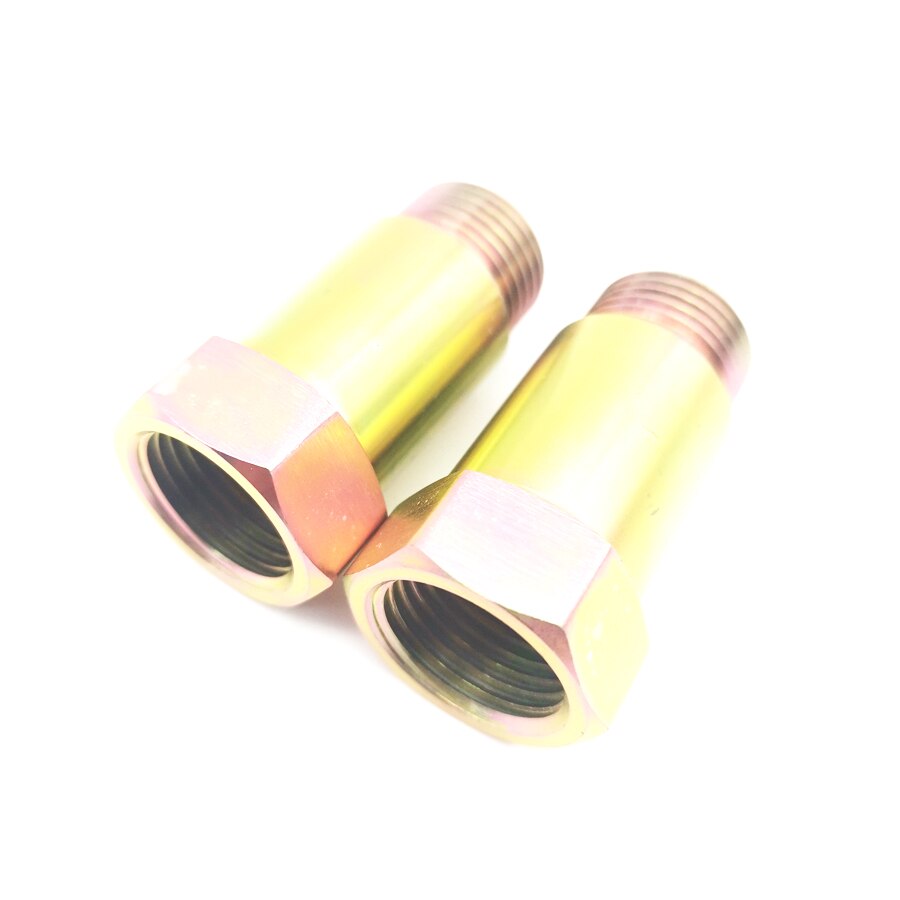 Universal M18 X 1.5 Straight 45mm O2 Oxygen Sensor Extension Spacer extender 2 pcs