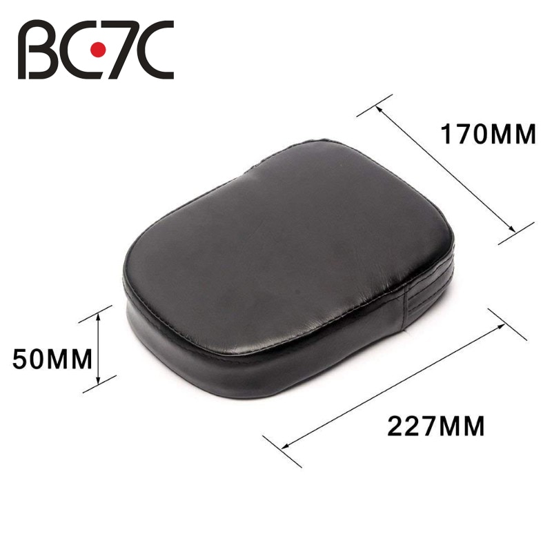 Universal Motorcycle Backrest Black Square Backpack Bag Motorbike Cushion Pad Backrest Pillow For Suzuki Yamaha Harley Honda Kaw