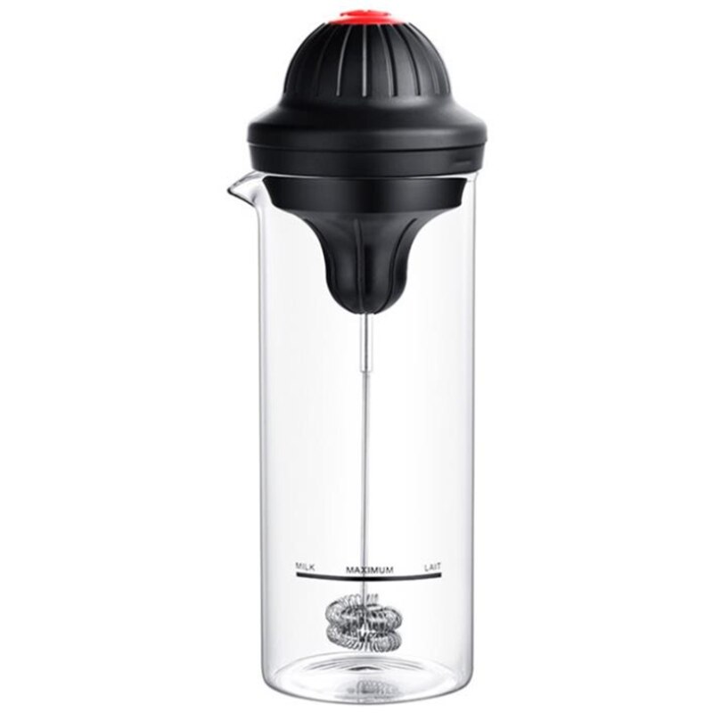 Milk Frother Electric Foamer Coffee Foam Maker Milk Shake Mixer Milk Frother Jug Cup: Default Title