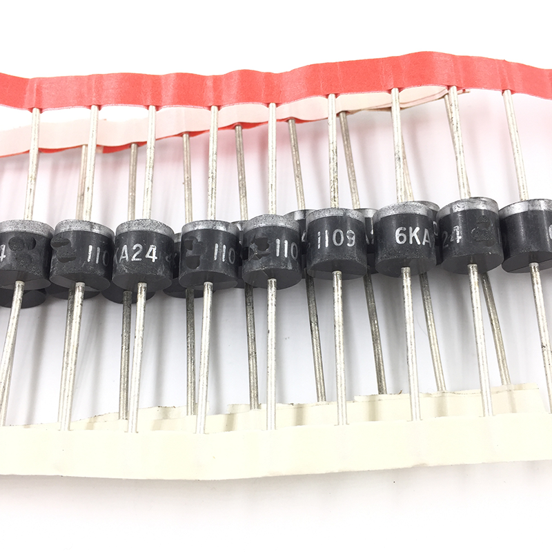 10 x beschermdiode transil 10 V 600 W behuizing DO15 - P6KE10A