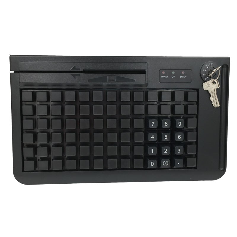 KB78-Teclado mecánico totalmente programable, 78 teclas, USB, POS