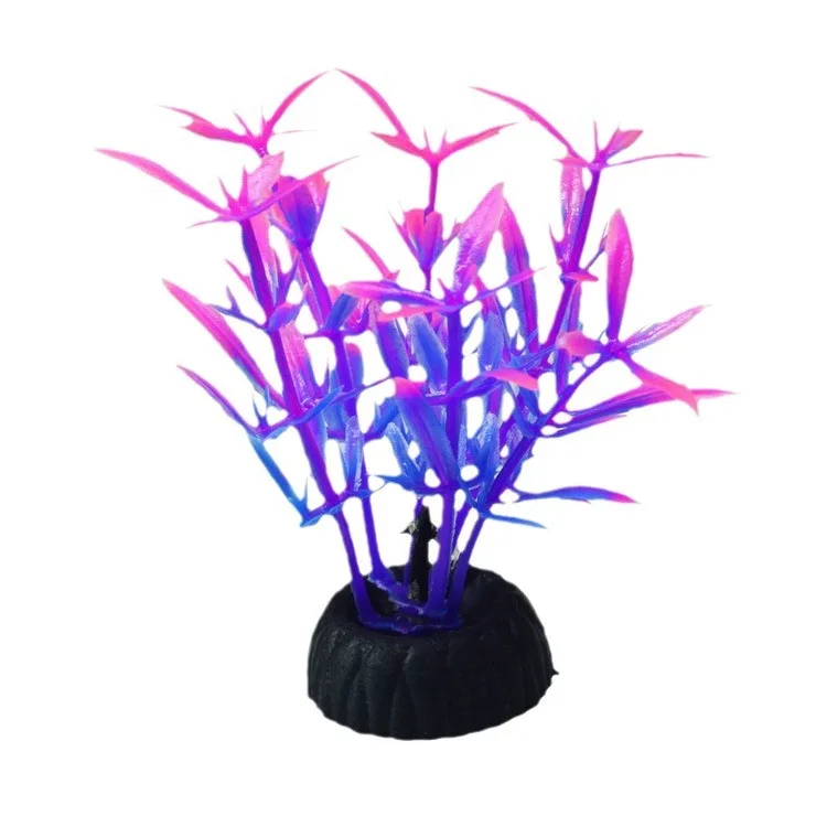 Aquário artificial decorativo pvc plantas aquáticas simulação água ervas daninhas ornamento tanque de peixes grama decoração acessórios