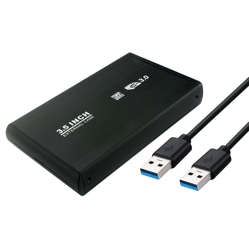 3,5 Zoll USB 3.0 SATA Externe Festplatte Festplattengehäuse Gehäuse Typ-C Externe Aufbewahrungsbox Unterstützung Festplatte