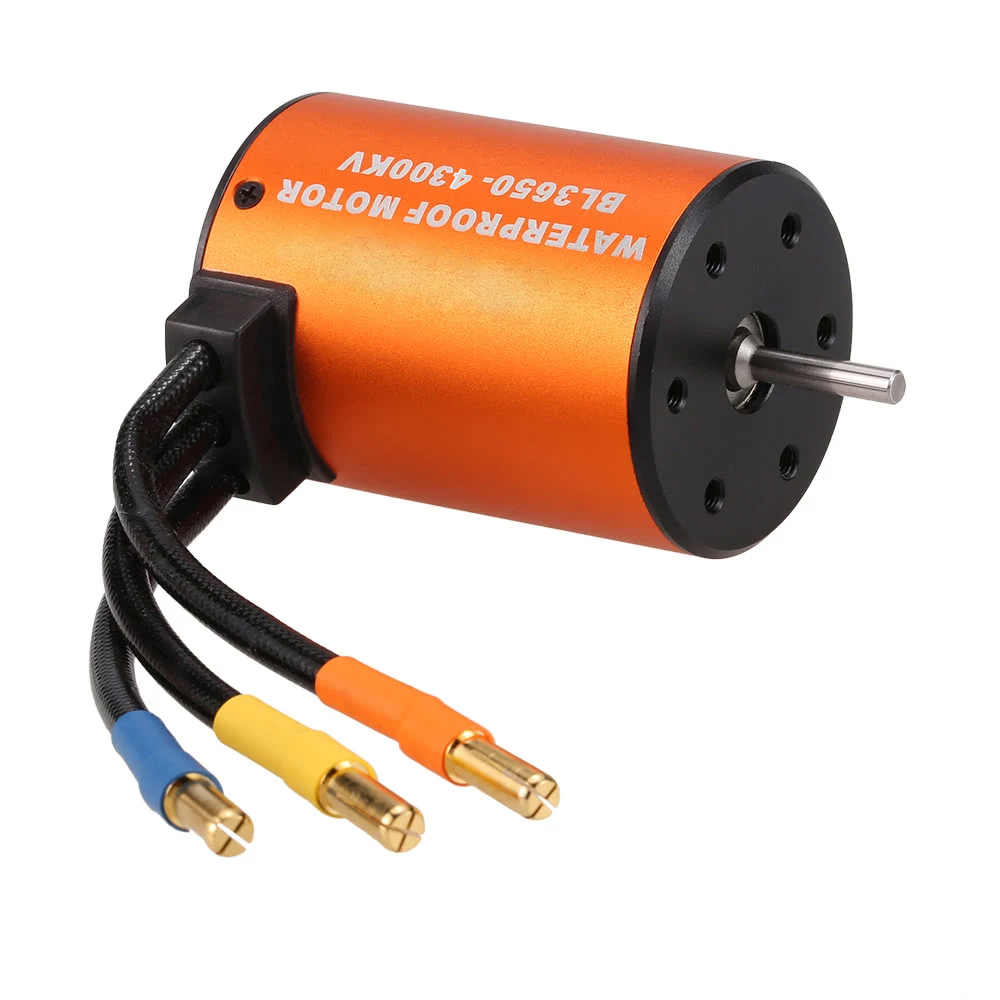 Waterdicht 3650 4300KV Borstelloze Motor W/Esc Combo Set Voor 1:10 Rc Auto En Truck