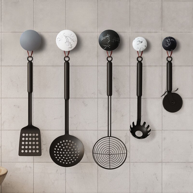 4 stks/set Muur Hanger Haak Entree Haak Combinatie Minimalistische Hars Haak Muur Opknoping Muur Hanger Badkamer Keuken Haak