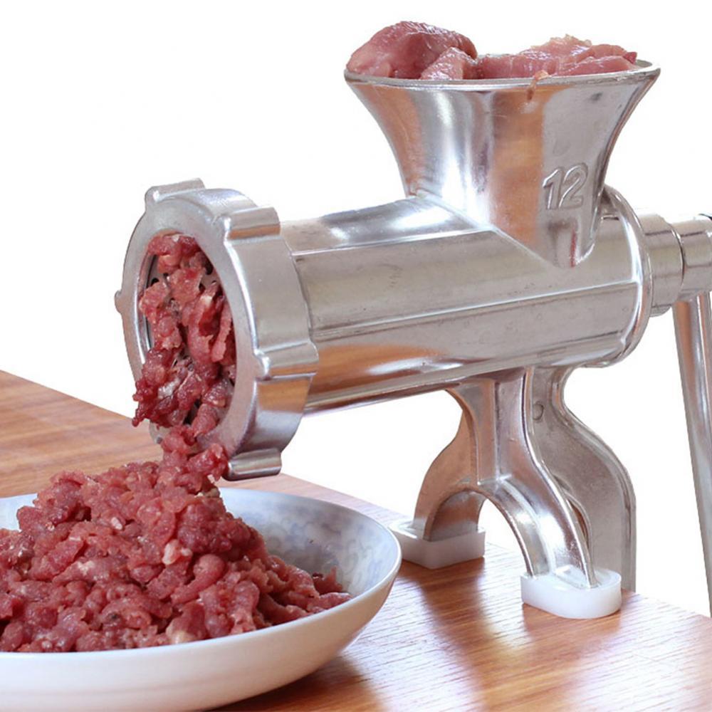 Handmatige Vleesmolen Vleesmolen Pasta Maker Handbediende Rundvlees Worst Maker Keuken Aluminium