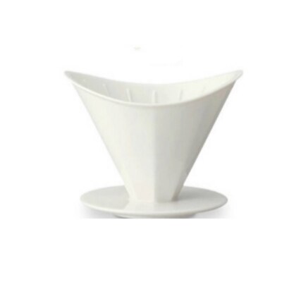 Japanese Style 2cups Hand Drip Coffee Filter Pour Over Coffee Brewer Cup and Saucer Ceramic Coffee Tea Mug Espresso Cup