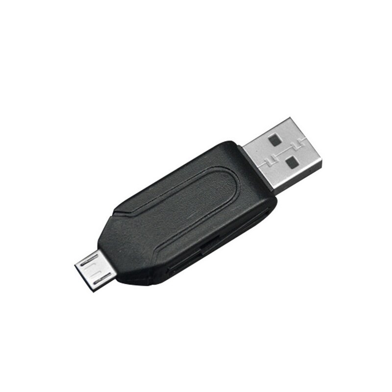 Ny 6 färger sd tf kortläsare usb usb 2.0 adapter för pc telefon laptophothot: G263940