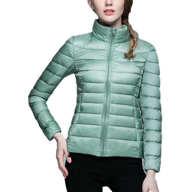 Mujer Uniqlo estilo pato abajo ligero prendas de vestir exteriores de invierno chaqueta Puffer nueva: PB / XL