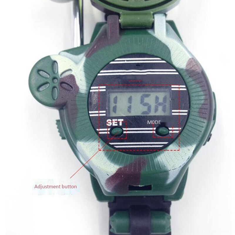 Reloj walkie-talkie para padres e hijos, juguete para padres e hijos, walkie-talkie de juguete, par de walkie-talkie de reloj siete en uno