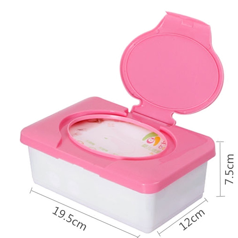 Droog Nat Tissue Papier Doos Plastic Case Real Tissue Case Babydoekjes Servet Druk Pop-Up Thuis tissue Houder Accessoires