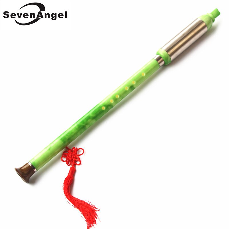Efterligning jade fløjte bawu lodret fløjte flauta bau håndlavet musikinstrument g / f nøgle træblæs flautas ba-wu