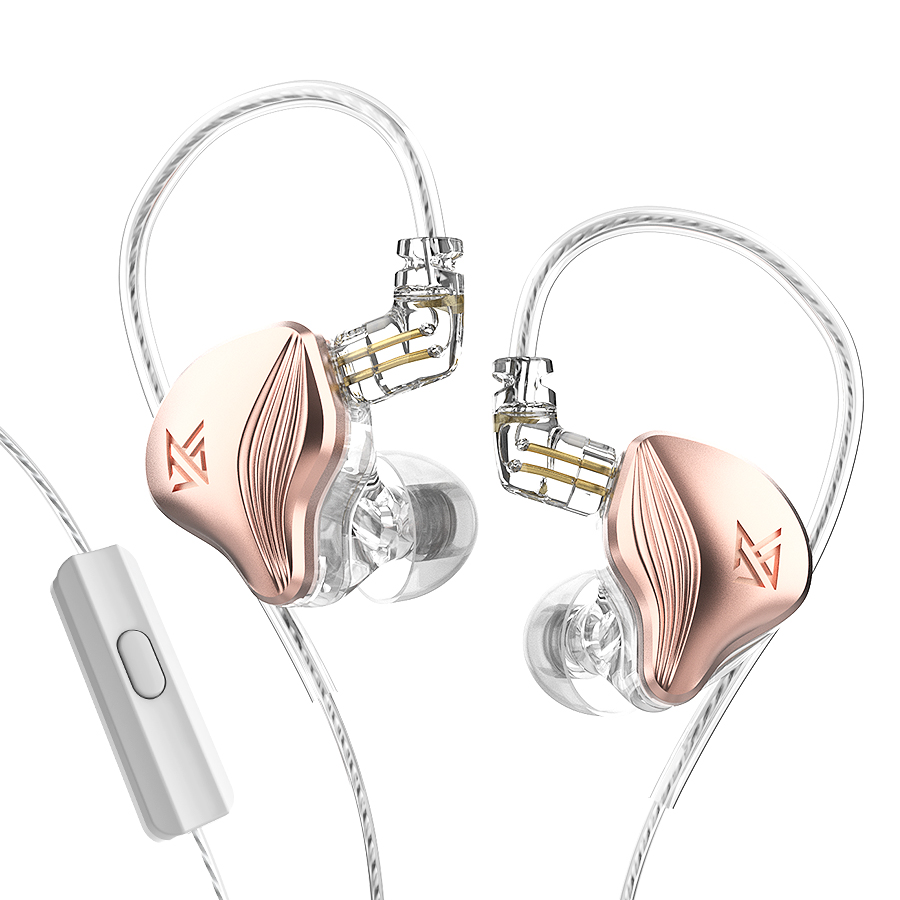 KZ ZEX Metal In-Ear Koptelefoon - Elektrostatische Dynamische Hi-Fi Stereo Bas Muziek Oordopjes met Mic: Groen