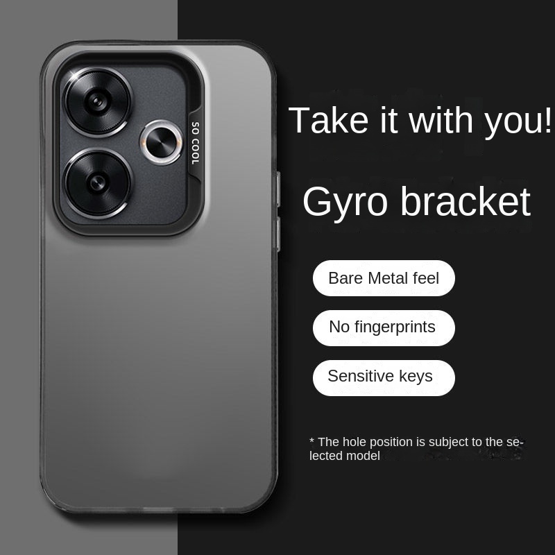 Etui do Realme GT 6 GT 6T Neo 6 7 Pro SE - Magnetyczne Ładowanie Bezprzewodowe Uchwyt Żyroskopowy: Mięśnie brzucha / Srebrny