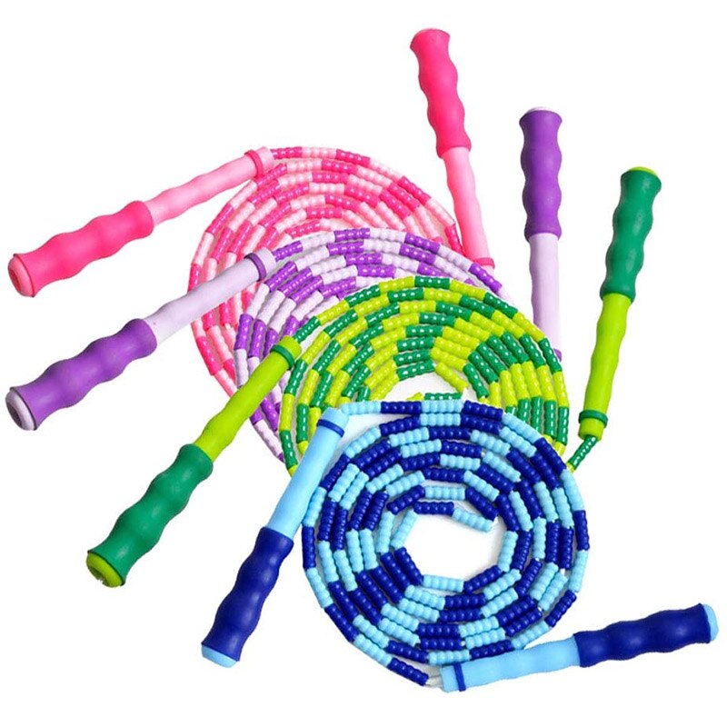 -4 Pack Soft Beaded Jump Rope Adjustable Tangle-Fr... – Vicedeal