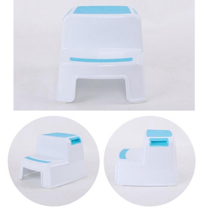 2 Step Stool for Kids - Childrens,Toddler Stool with Slip Resistant Soft Grip for Safety As Bathroom Toilet Potty Training Stool