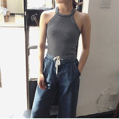 Perus kiinteät t-paidat naiset ohut riimu kaula off-shoulder camisole topit t-paidat kesäiset naisten tankit hihattomat: Tiaowen