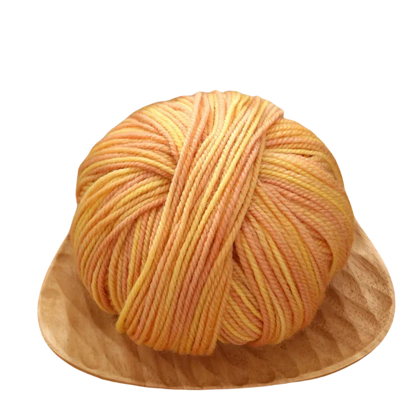 50g Sectional Dyed Colorful Wool Yarn for Knitting Sweaters Gloves Scarves Yarn To Make Hand-Knitted Crochet Thread Yarn: green