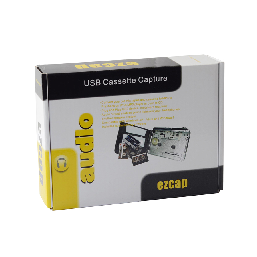 USB Cassette Player Walkman MP3 Converter Cassette to MP3 Capture Audio Music Player Tape recorder With Headphones